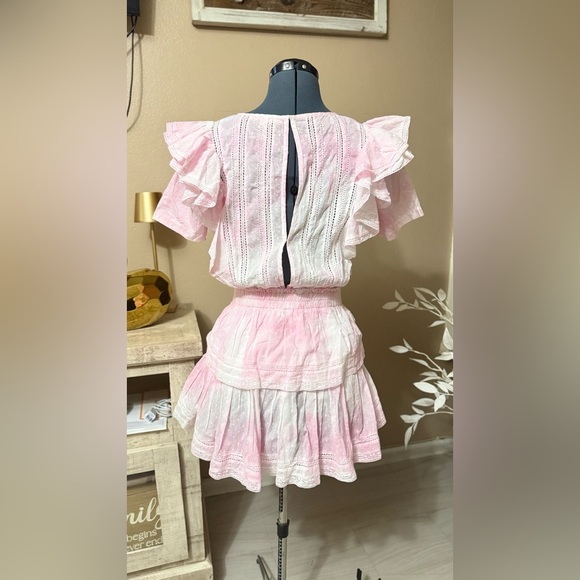 LoveShackFancy Pink Ruffled Dress - Picture 4 of 11